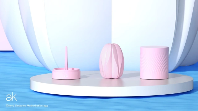 Masturbator Cherry Blossom Masturbation Egg - Brush After Kiss 