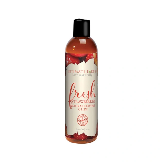 Lubrykant Wodny Fresh Strawberries Flavored 60Ml Intimate Earth