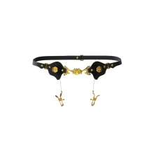 Pas Mystic Bond Collection - Belt With Labia Extender Clamps UPKO