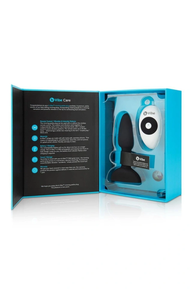 Korek analny Rimming Petite Black b-Vibe