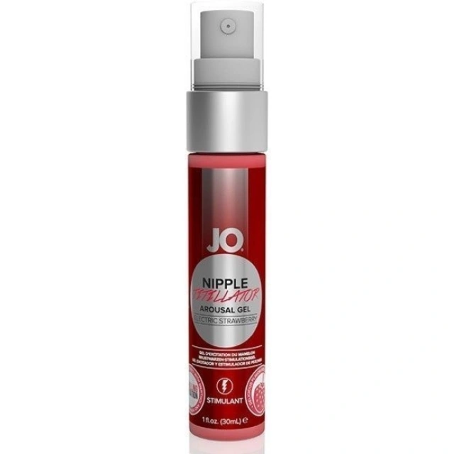 Lubrykant Stymulujący Do Sutków Truskawkowy Nipple Titillator Strawberry 30 Ml System JO