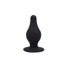 Korek Analny Plug Model 2 S 7,5 Cm Black Silexd