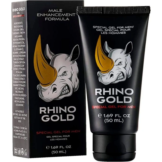 RHINO GOLD - SPECJALNY ŻEL DLA MĘŻCZYZN NA EREKCJĘ50 ML 