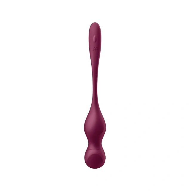 Wibrujące Kulki Love Birds Vary Connect App Wine Red Satisfyer 