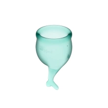 Kubeczki Menstuacyjne Feel Secure Menstrual Cup Set Satisfyer