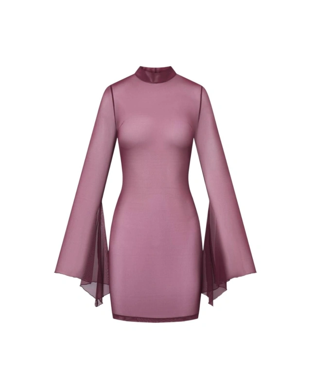 Mara Burgundy Sukienka Xs/S Promees