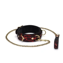 Victorian Garden Lace And Velvet Collar With Leash Liebe Seele