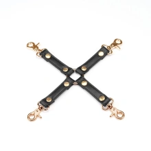 Uprząż Bondage Black Organosilicon Hogtie Liebe Seele