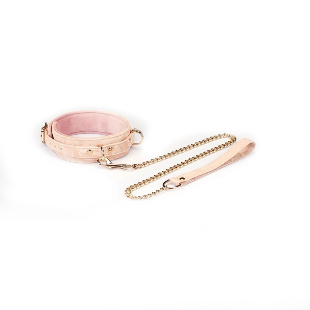 Obróżka Boudoir Amor Pink Collar Liebe Seele