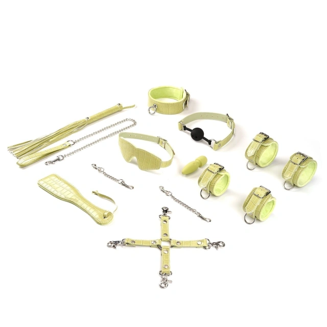 Zestaw Bondage Macaron 9Pcs Bondage Kit-Melon Liebe Seele