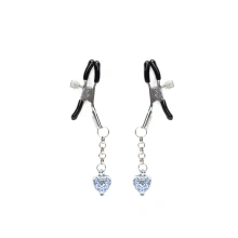 Klamerki Na Sutki Glow-In-Dark Nipple Clamps Liebe Seele niebieskie