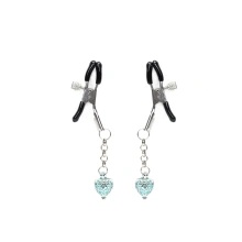 Klamerki Na Sutki Glow-In-Dark Nipple Clamps Liebe Seele błękitne