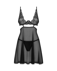 Nutris babydoll i stringi  M/L Obsessive