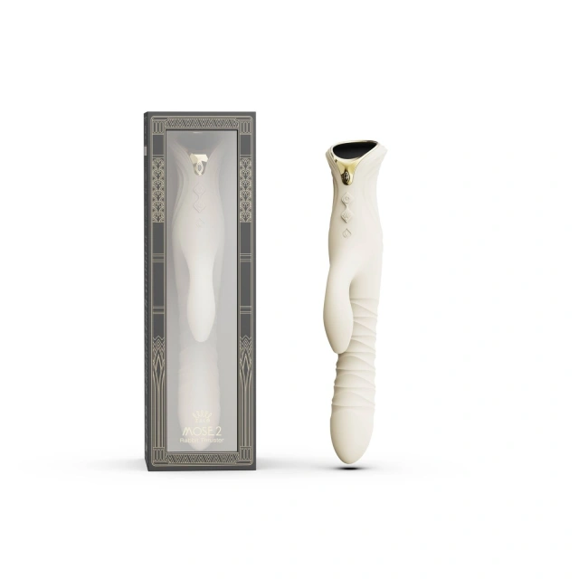 Wibrator króliczek Mose 2 Ivory White Zalo