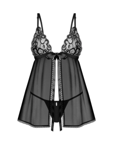 Babydoll i stringi M/L Blomentis Obsessive