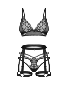 Komplet 3-częściowy M/L Blomentis Obsessive