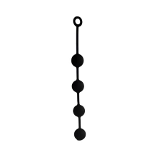Koraliki analne Silicone String Of Pearls 50 Mm Brutus
