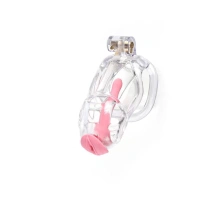Pas cnoty Guardian Chastity Cage Clear Size 2 CELLMATE