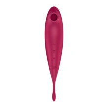 Wibrator wielofunkcyjny Twirling Pro Connect App dark red Satisfyer