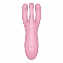 Wibrator do łechtaczki Threesome 4 Connect App Pink Satisfyer