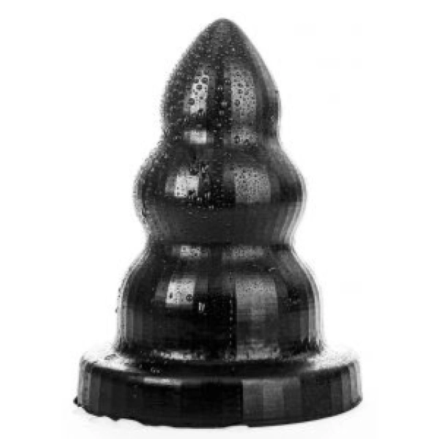 Korek analny AB95 Triple Pleasure S 17 x 10,5 cm All Black