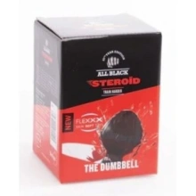 Korek analny Steroid ABS24 The Dumbbell 10 x 8cm All Black