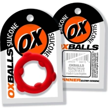 Pierścień erekcyjny [SIL] SPINNER Cockring Red Oxballs