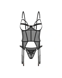 Euridia gorset i tanga XL/2XL Obsessive