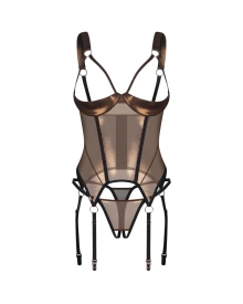Soranna gorset i stringi otwarte L/XL Obsessive