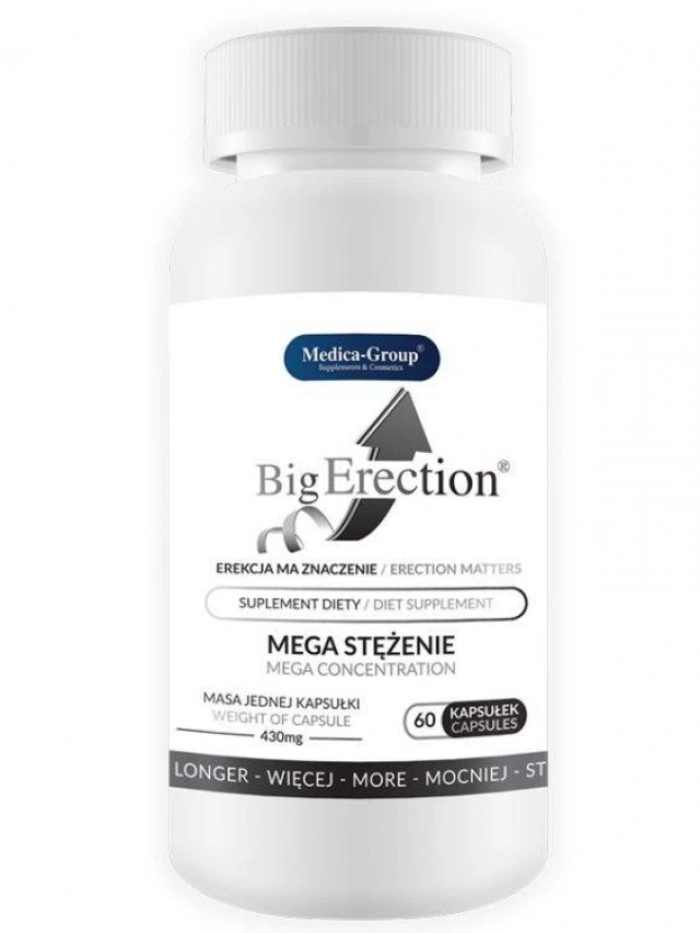 Kapsułki na Erekcję BigErection Medica-Group 60 kaps. 