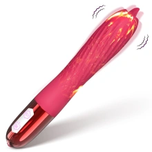 Silikonowy Wibrator USB 10 Trybów Wibracji z Funkcją Podgrzewania