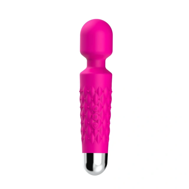 Stymulator Łechtaczki Silikon Silicone 9 Vibration Function Rose Red B - Series Joy Czerwony 