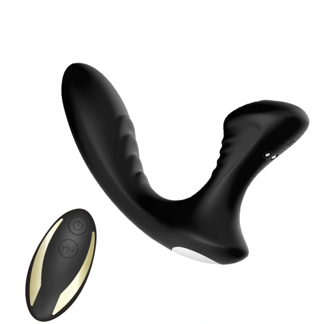 Masażer Prostaty Storm Black (with Remote Control) B - Series Joy Czarny 