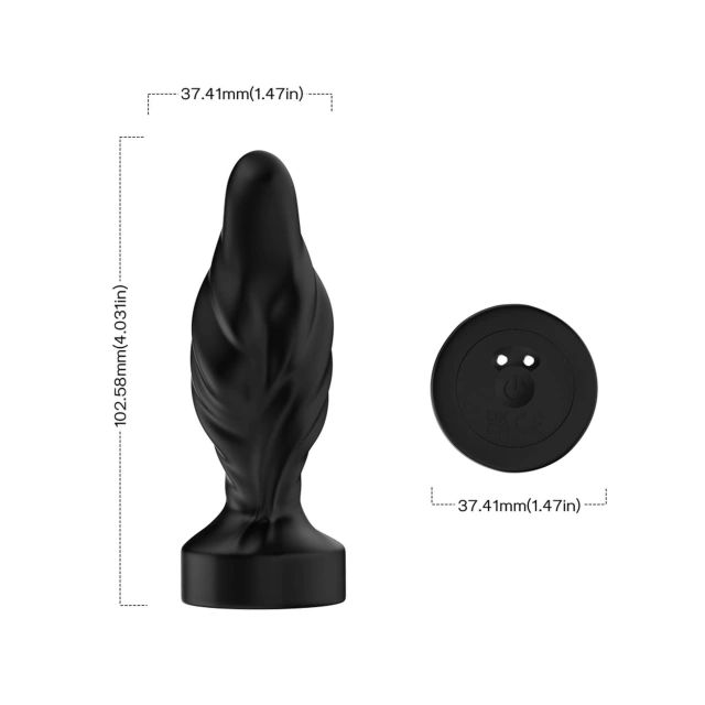 Korek Analny Limonster Black B - Series Joy Czarny 