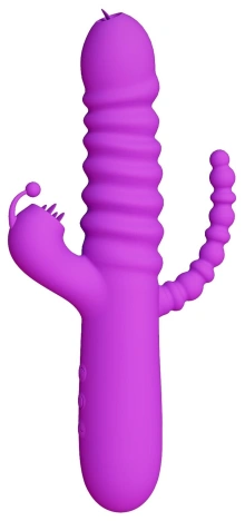 Stymulator Łechtaczki Triple Thruster B - Series Cute Posuwisty | 100% ORYGINAŁ| DYSKRETNA PRZESYŁKA