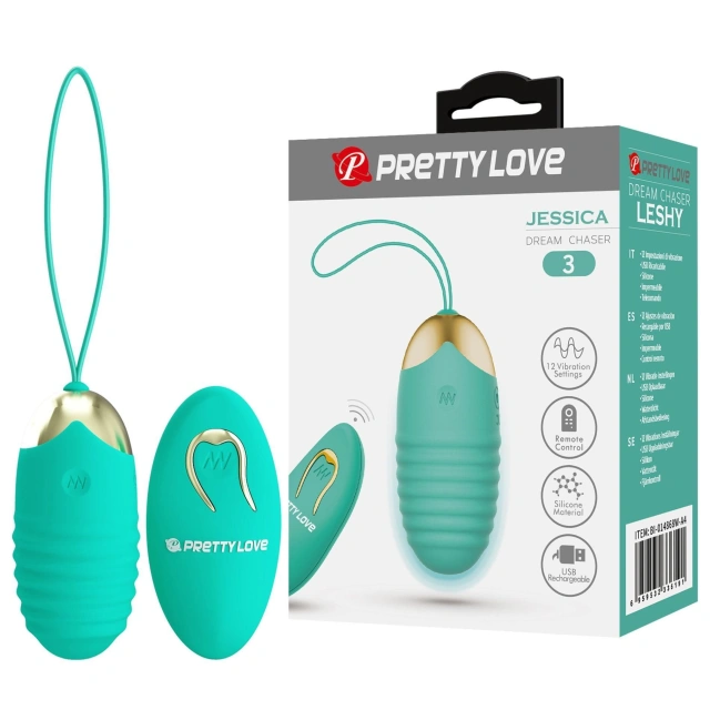 Stymulator Łechtaczki Jessica Dream Chaser 3 Pretty Love Sterowany Zdalnie Zielony 
