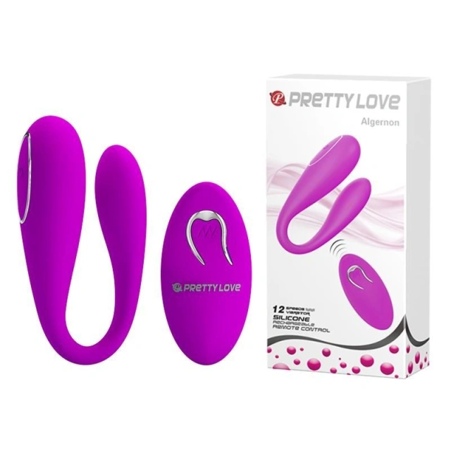 Stymulator Łechtaczki Algernon USB Purple 12 Function Pretty Love Ładowany USB Fioletowy 