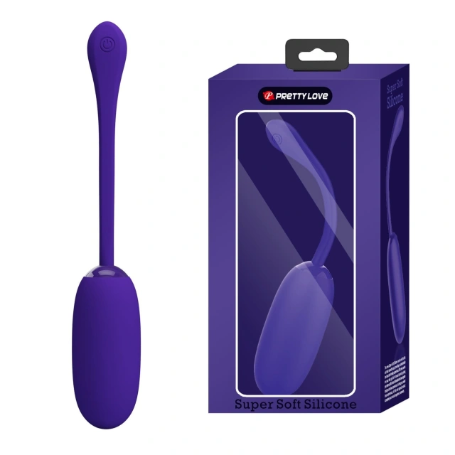 Stymulator Łechtaczki Julius EGG Purple 12 Function Vibrations Pretty Love Fioletowy 