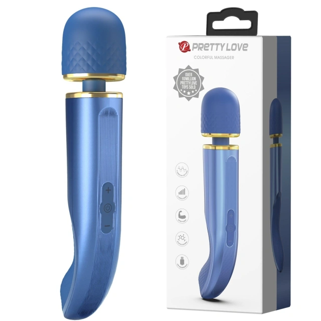 Stymulator Łechtaczki Colorful Massager Blue Pretty Love Niebieski 