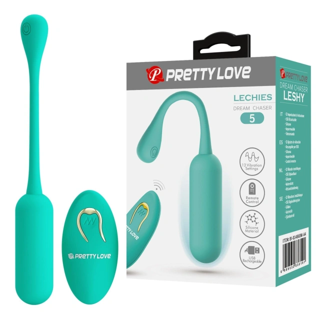 Stymulator Łechtaczki Lechies Dream Chaser 5 Pretty Love Sterowany Zdalnie Zielony 