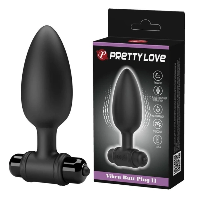 Korek Analny VIBRA BUTT PLUG II Pretty Love 