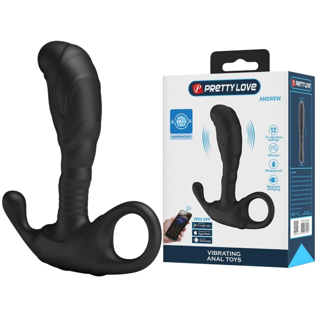 Korek Analny Andrew App-controlled Vibrating Anal Plug Pretty Love Sterowany Zdalnie | 100% ORYGINAŁ| DYSKRETNA PRZESYŁKA