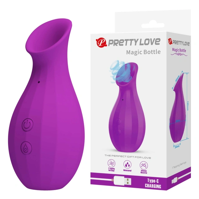 Stymulator Ssący Łechtaczki Magic Bottle – Clitoral Suction Stimulator Pretty Love Ssący do Łechtaczki 