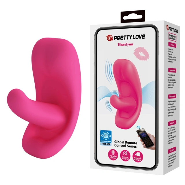 Stymulator Łechtaczki Hazelynn App-controlled Vibrator Pretty Love Sterowany Zdalnie 