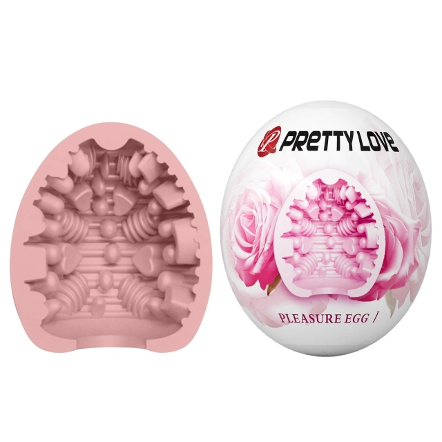 Masturbator TPR / ABS Pleasure Egg i Pretty Love 