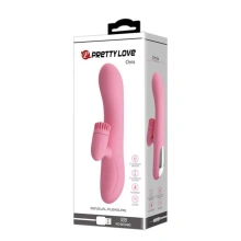 Wibrator Punktu G CHRIS USB 4 Rot; 7 Vibration Pretty Love Ładowany USB | 100% ORYGINAŁ| DYSKRETNA PRZESYŁKA