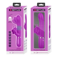 Wibrator Króliczek Butterfly Clit Vibrator Pink Pretty Love Różowy | 100% ORYGINAŁ| DYSKRETNA PRZESYŁKA
