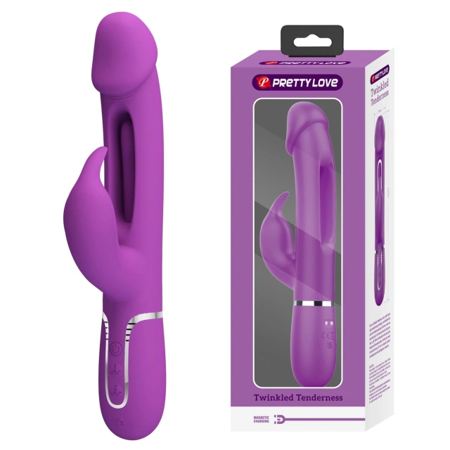 Wibrator Króliczek Kampas Purple Pretty Love Fioletowy | 100% ORYGINAŁ| DYSKRETNA PRZESYŁKA