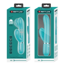 Wibrator Króliczek Mariana Light Blue Pretty Love Posuwisty Niebieski | 100% ORYGINAŁ| DYSKRETNA PRZESYŁKA