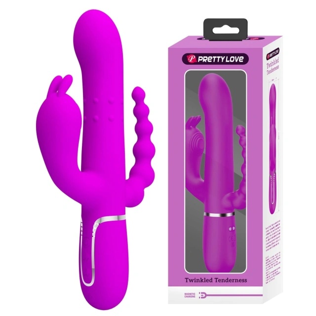 Wibrator Króliczek Cammy Purple Pretty Love Fioletowy | 100% ORYGINAŁ| DYSKRETNA PRZESYŁKA